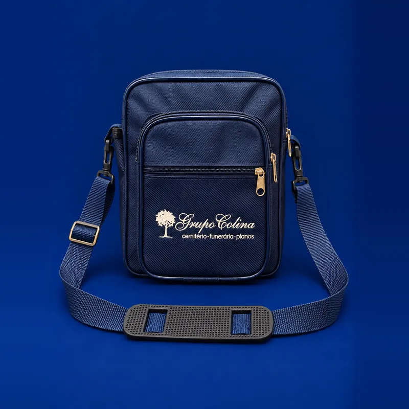 Bolsa transversal azul-marinho Grupo Colina