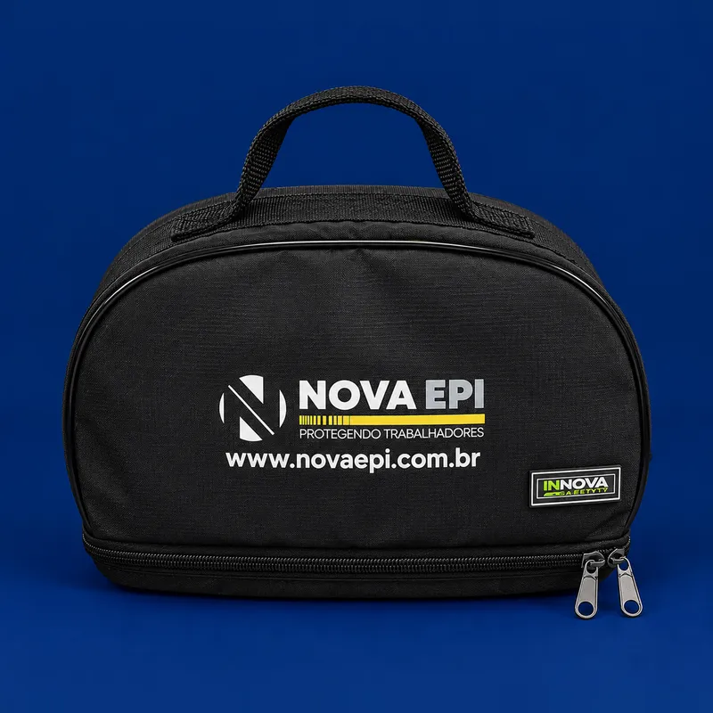 Necessaire preta Nova EPI com alça