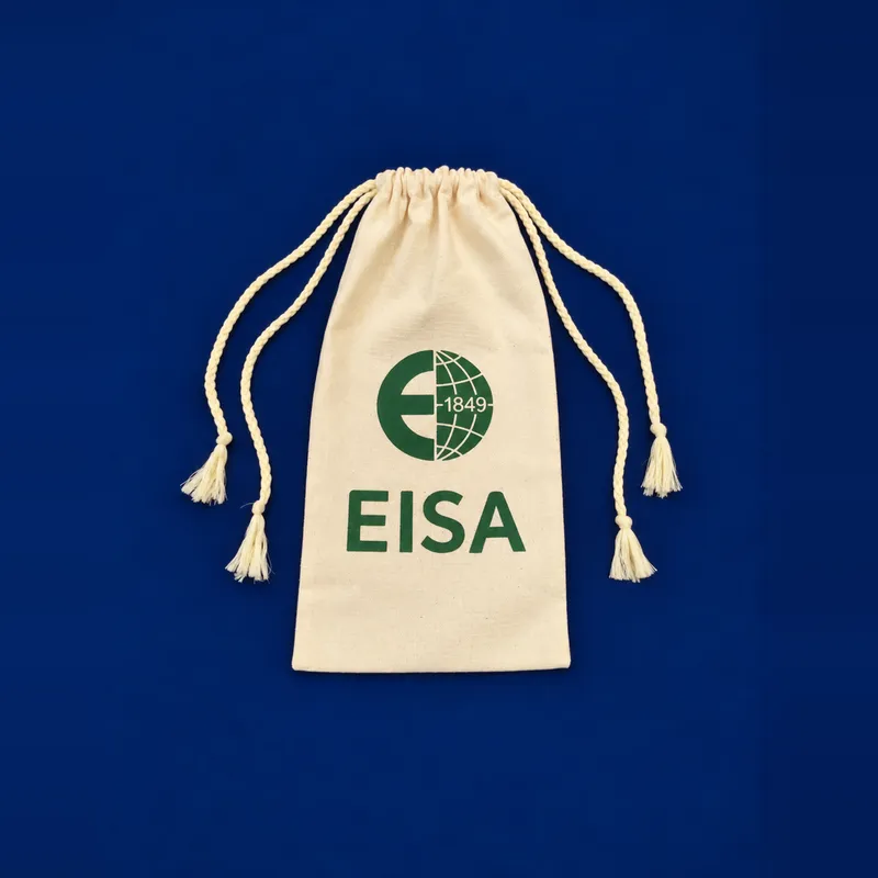 Saquinho de algodão cru com cordão EISA